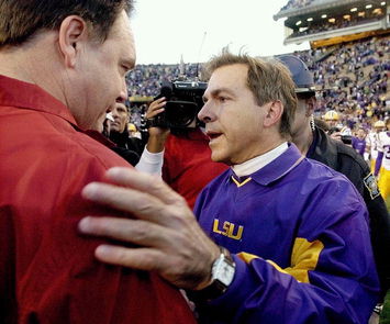Coach Saban and Coach Nutt