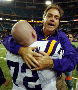 Stephen Peterman & Coach Saban